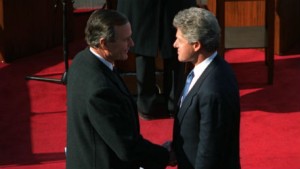 G H W Bush and Clinton